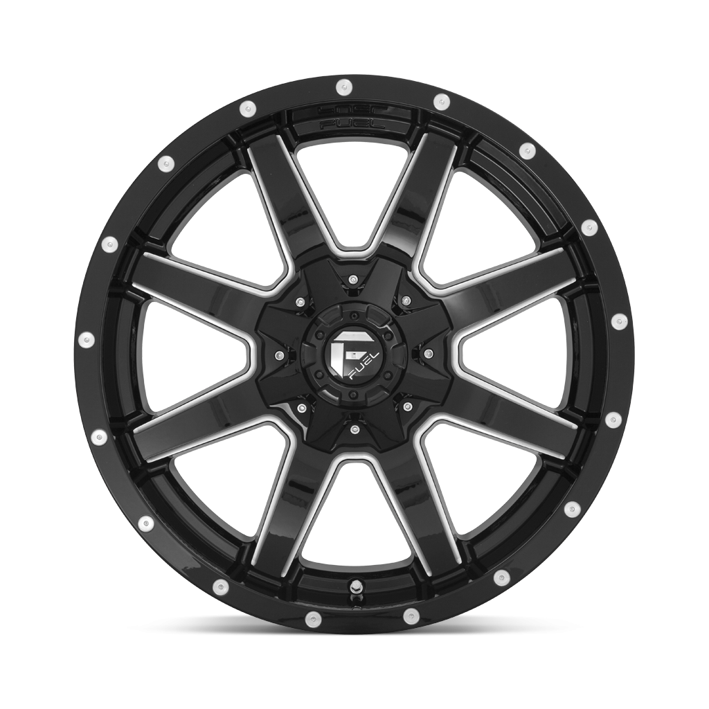 Felga aluminiowa D610 MAVERICK Gloss Black Milled FUEL - Image 3