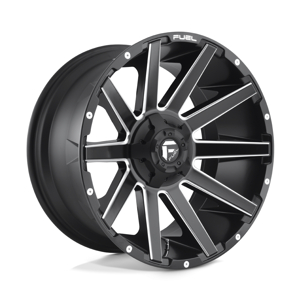 Felga aluminiowa D616 CONTRA Matte Black Milled FUEL