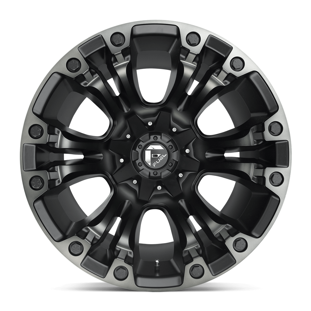 Felga aluminiowa D851 VAPOR Matte Black Gray Tint FUEL - obrazek 3