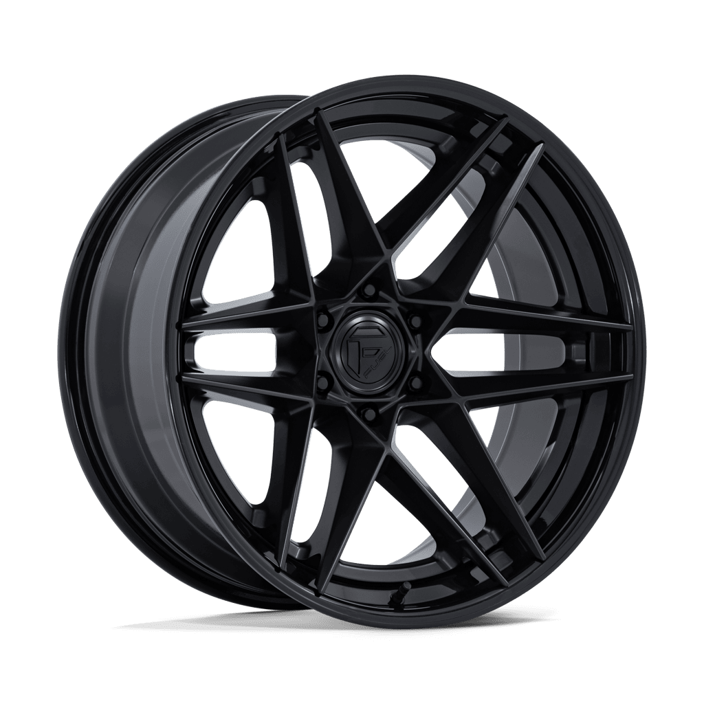 Felga aluminiowa FC408 FLIGHT Matte Black W/ Gloss Black Lip FUEL