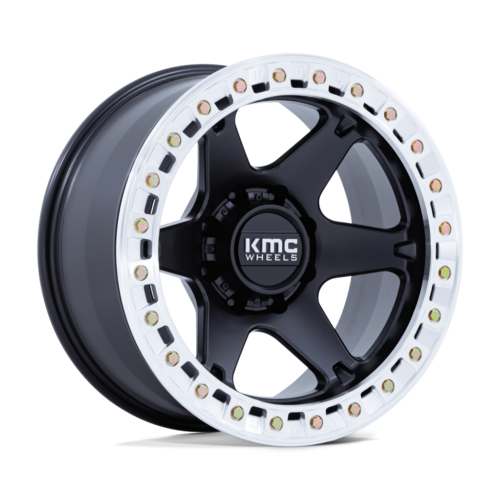 Felga aluminiowa KM238 VI BEADLOCK Satin Black W/ Machined Ring KMC