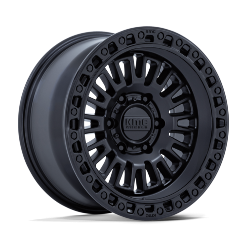 Felga aluminiowa KM554 AZTEC Matte Black W/ Gloss Black Lip KMC