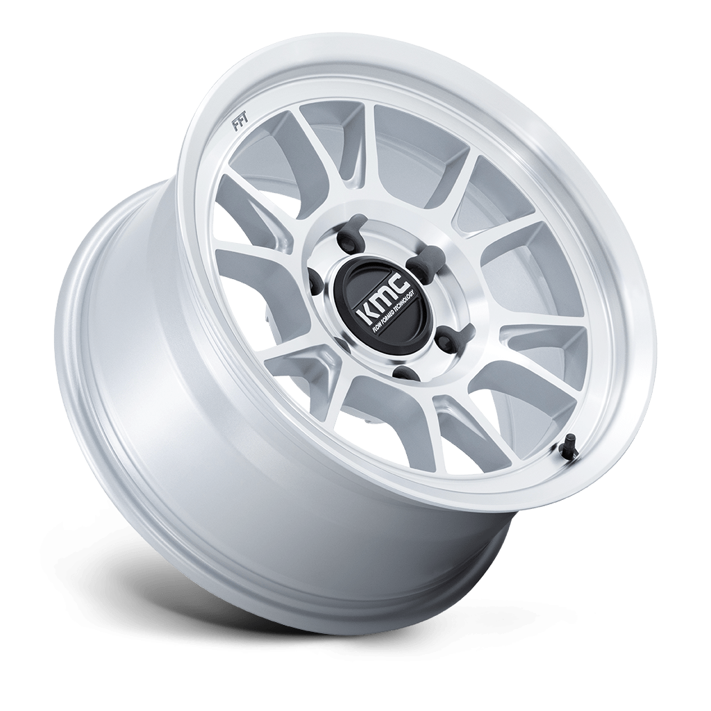 Felga aluminiowa KM729 RANGE Gloss Silver W/ Machined Face KMC - obrazek 2