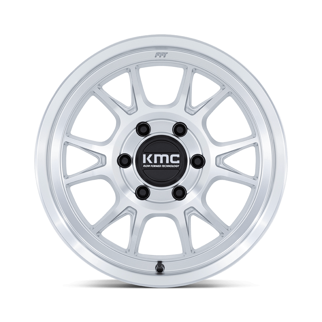 Felga aluminiowa KM729 RANGE Gloss Silver W/ Machined Face KMC - obrazek 3