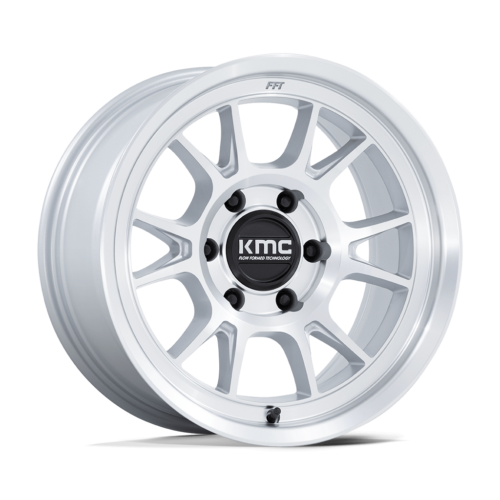 Felga aluminiowa KM729 RANGE Gloss Silver W/ Machined Face KMC