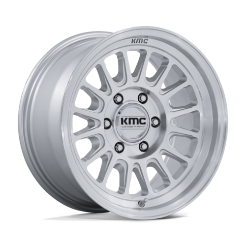 Felga aluminiowa KM733 IMPACT FFT Gloss Silver W/ Machined Face KMC