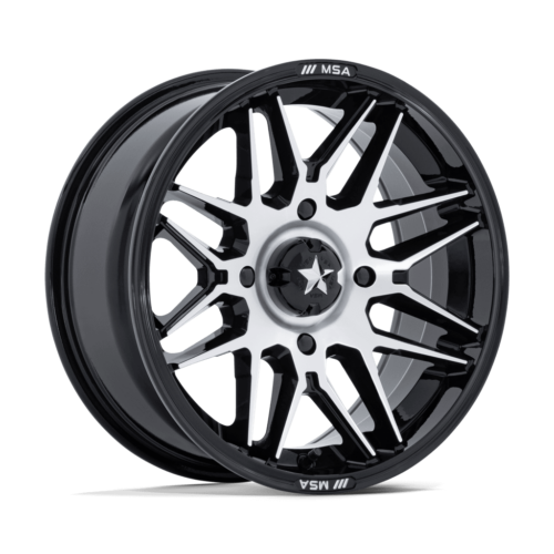 Felga aluminiowa M52 RADAR UTV Gloss Black Machined MSA