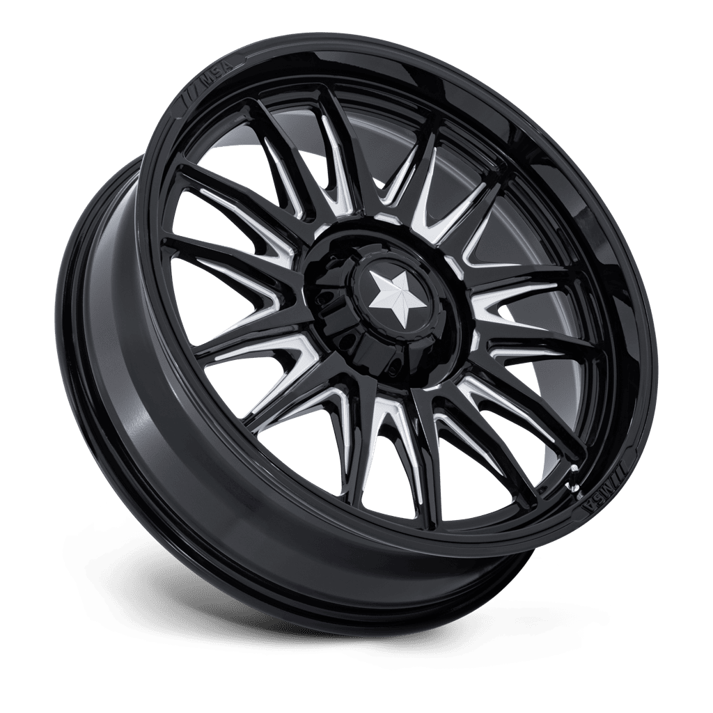 Felga aluminiowa M55 COMMANDER UTV Gloss Black Milled MSA - obrazek 2