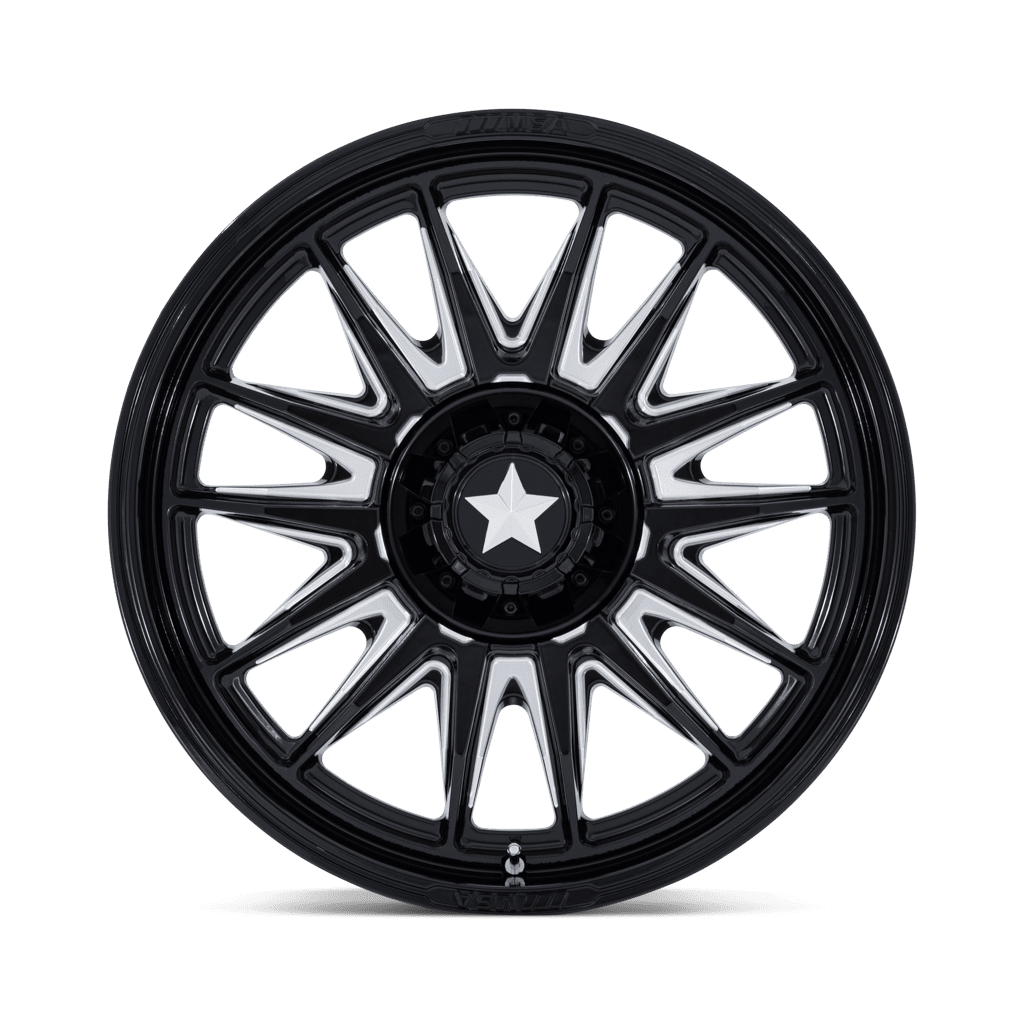 Felga aluminiowa M55 COMMANDER UTV Gloss Black Milled MSA - obrazek 3