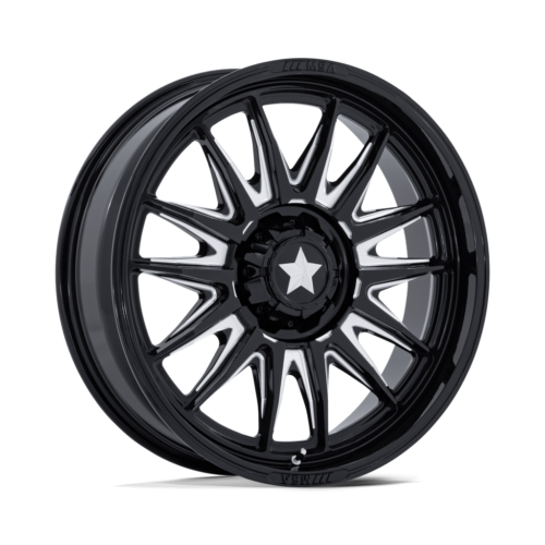 Felga aluminiowa M55 COMMANDER UTV Gloss Black Milled MSA