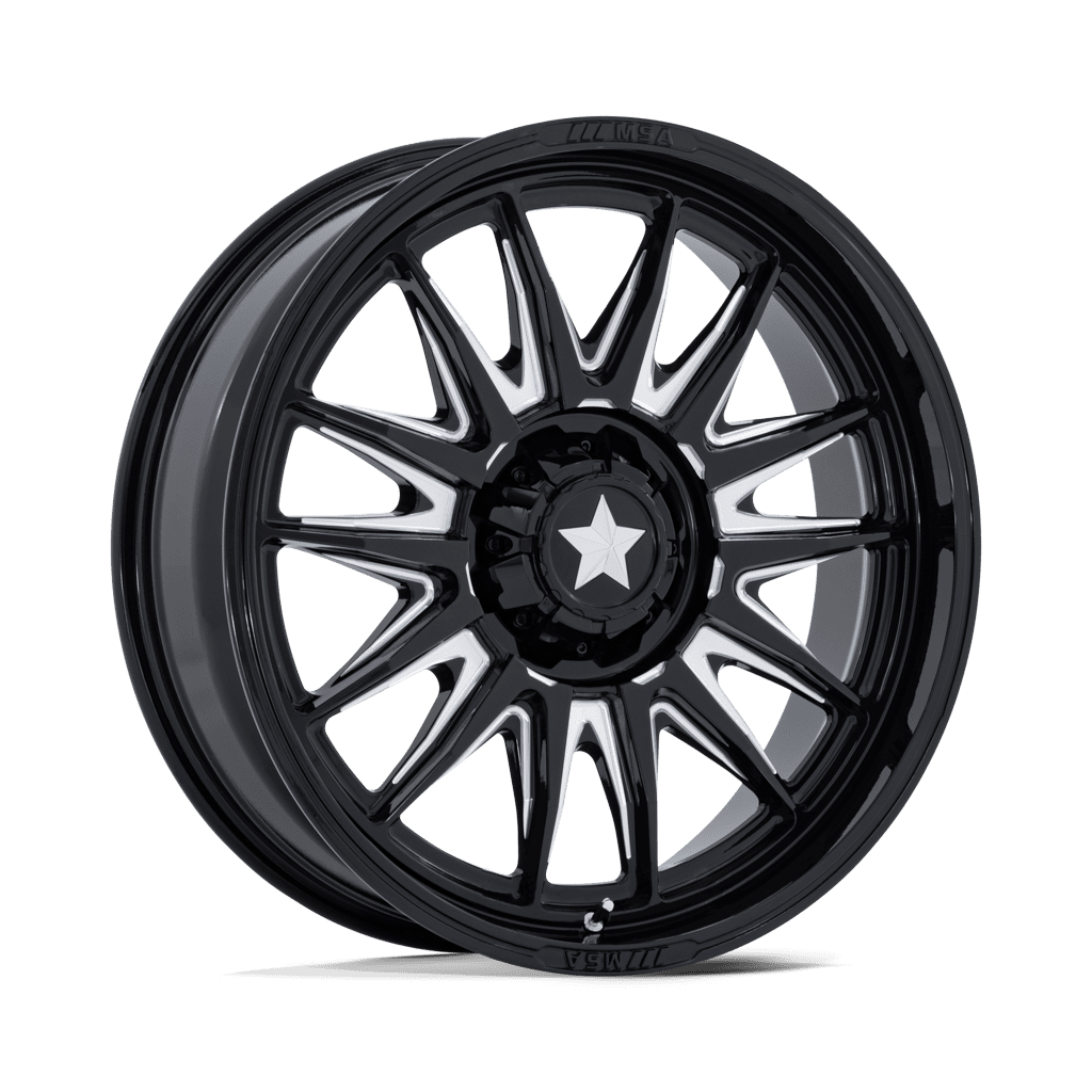 Felga aluminiowa M55 COMMANDER UTV Gloss Black Milled MSA