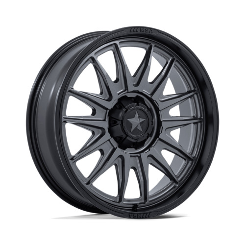 Felga aluminiowa M55 COMMANDER UTV Matte Gunmetal W/ Matte Black Lip MSA
