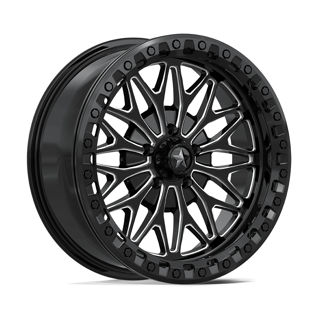 Felga aluminiowa MA53 BOLO UTV BEADLOCK Gloss Black Milled MSA