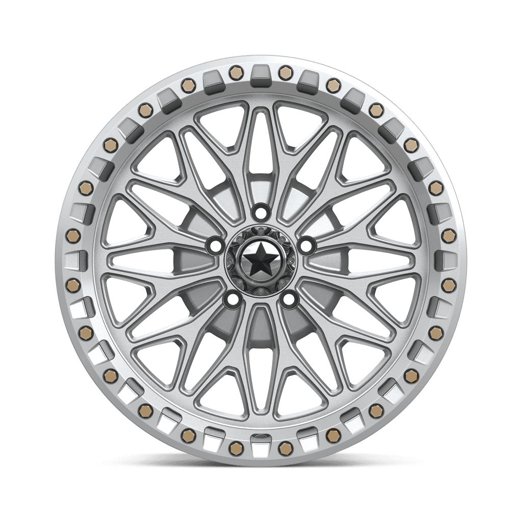 Felga aluminiowa MA53 BOLO UTV BEADLOCK Gloss Silver W/ Machined Face MSA - obrazek 2