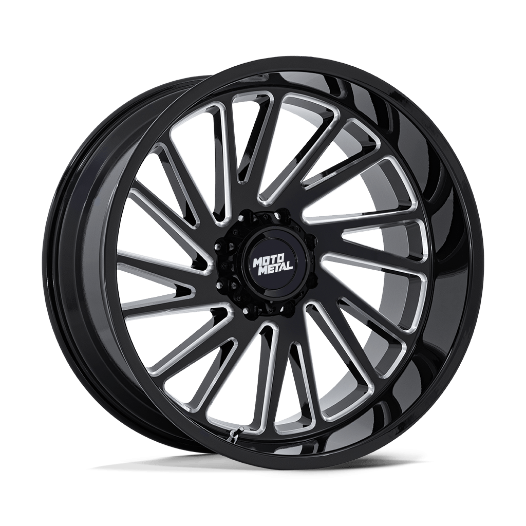 Felga aluminiowa MO811 COMBAT Gloss Black Milled MOTO METAL