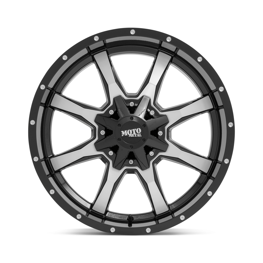 Felga aluminiowa MO970 Gloss Black Machined MOTO METAL - obrazek 2
