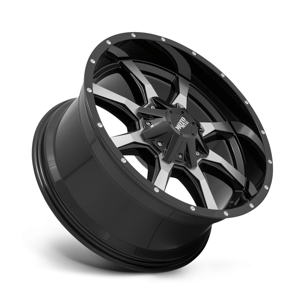 Felga aluminiowa MO970 Gloss Black Machined MOTO METAL - obrazek 3