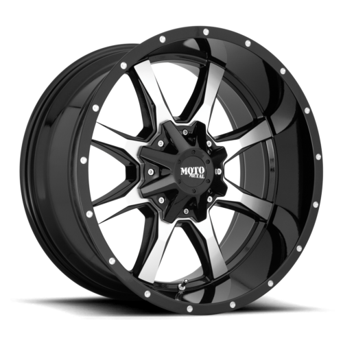 Felga aluminiowa MO970 Gloss Black Machined MOTO METAL