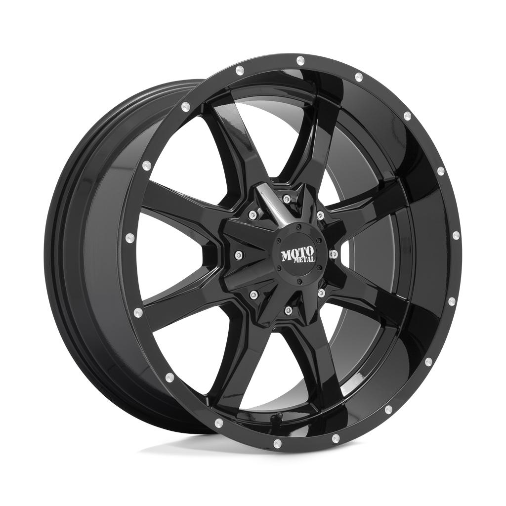 Felga aluminiowa MO970 Gloss Black Milled MOTO METAL