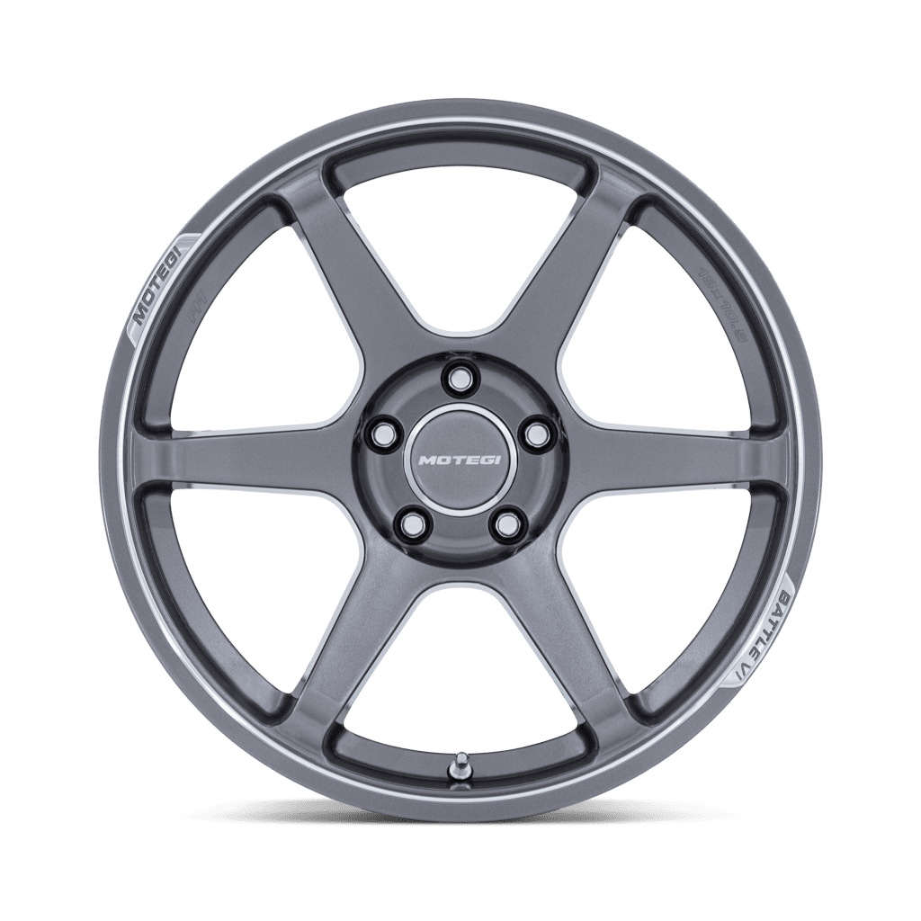 Felga aluminiowa MR160 BATTLE VI Gloss Gunzilla W/ Machined Lip MOTEGI RACING - Image 3