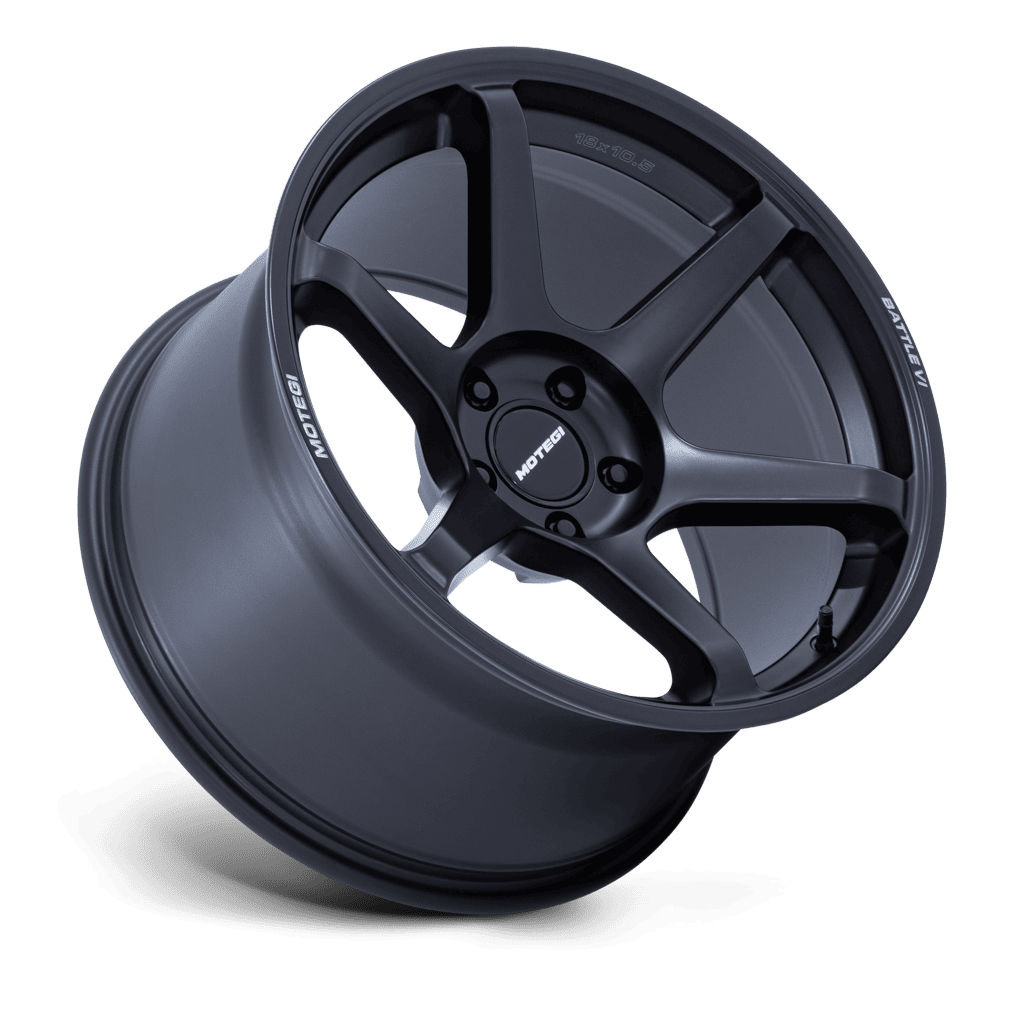 Felga aluminiowa MR160 BATTLE VI Matte Blackbird Metallic MOTEGI RACING - obrazek 3