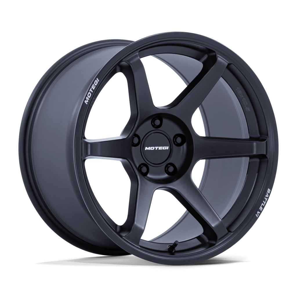 Felga aluminiowa MR160 BATTLE VI Matte Blackbird Metallic MOTEGI RACING
