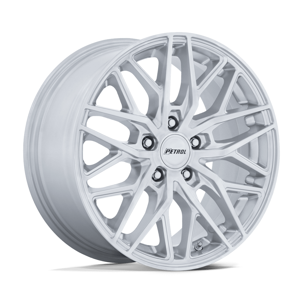 Felga aluminiowa PE004 P3E Machined Brushed Gloss Silver PETROL