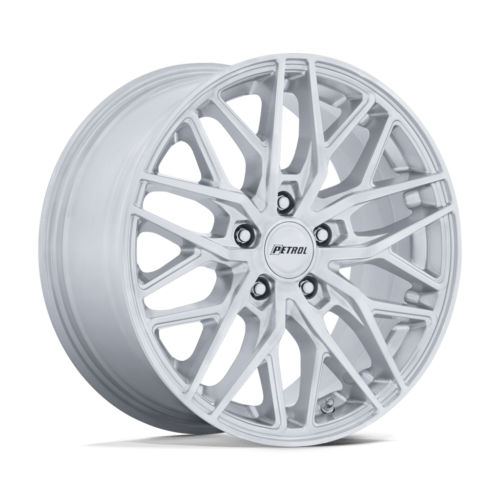 Felga aluminiowa PE004 P3E Machined W/ Brushed Gloss Silver PETROL