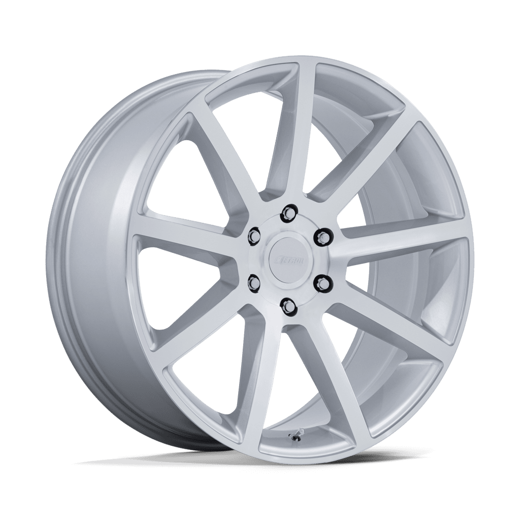 Felga aluminiowa PE007 P6E Gloss Silver W/ Machined Face PETROL