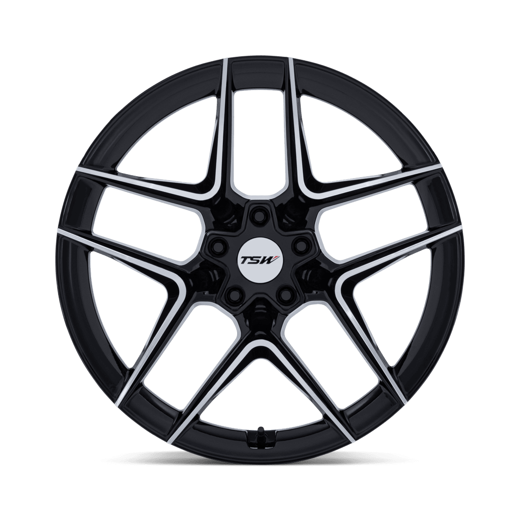 Felga aluminiowa TW008 SLIPSTREAM Gloss Black Machined TSW - Image 2