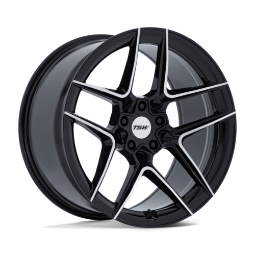 Felga aluminiowa TW008 SLIPSTREAM Gloss Black Machined TSW