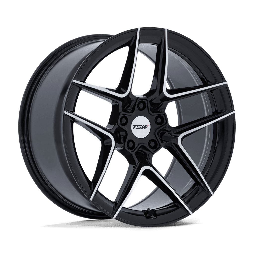 Felga aluminiowa TW008 SLIPSTREAM Gloss Black Machined TSW