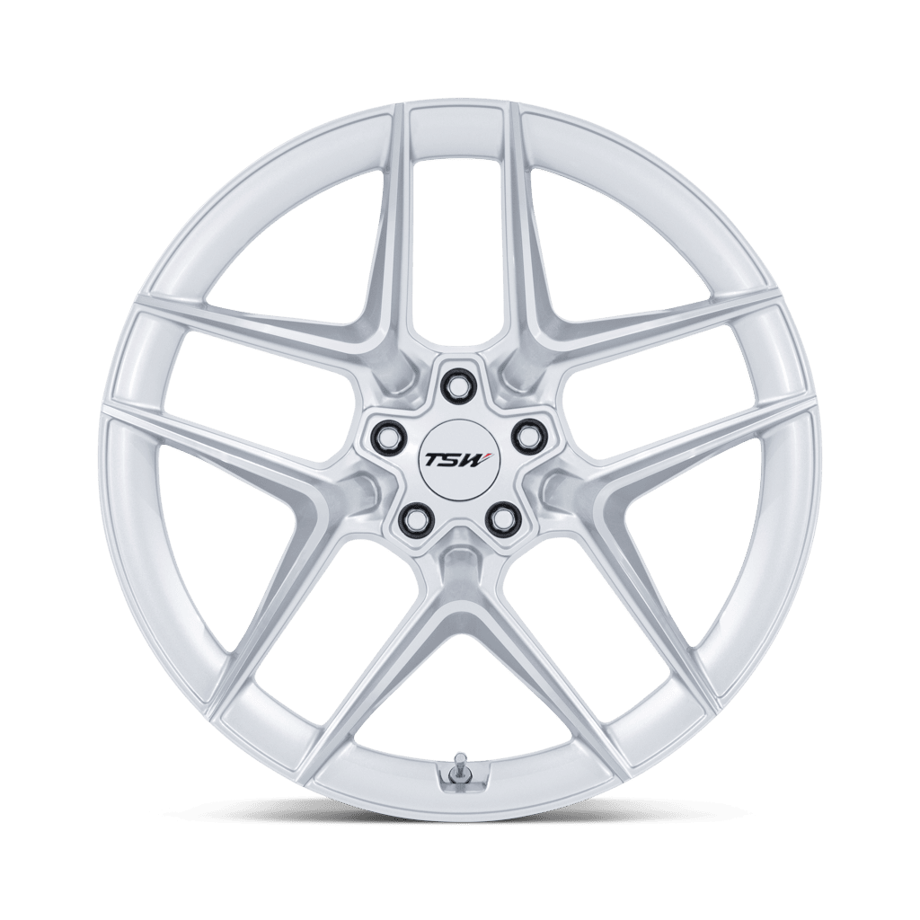 Felga aluminiowa TW008 SLIPSTREAM Gloss Silver W/ Machined Face TSW - Image 2