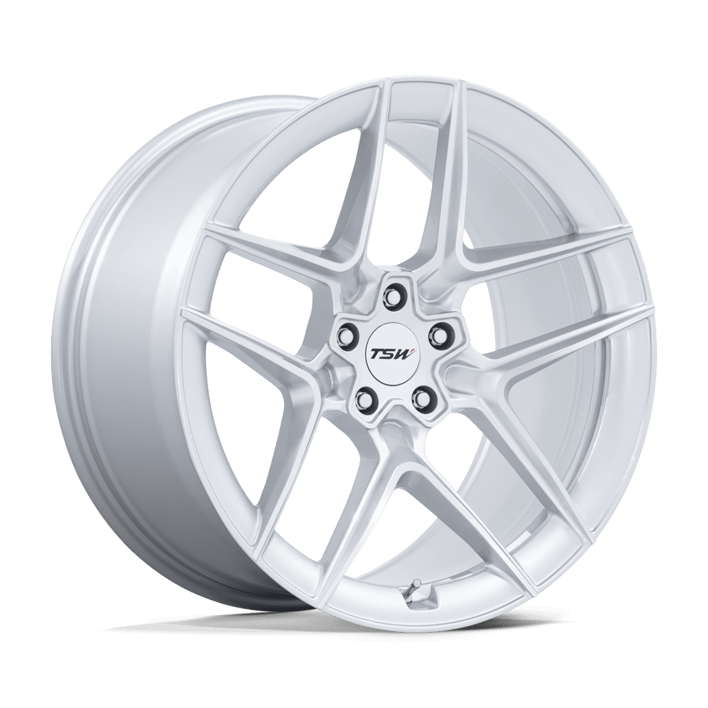 Felga aluminiowa TW008 SLIPSTREAM Gloss Silver W/ Machined Face TSW