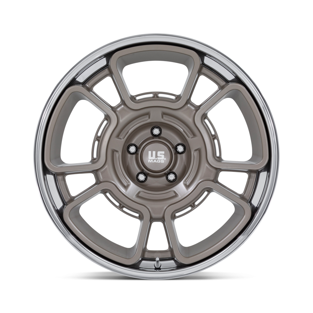Felga aluminiowa UC147 FLAGSTAFF Pewter W/ Chrome Lip US MAGS - obrazek 2