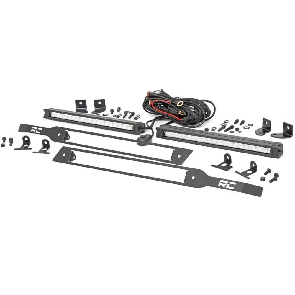 Listwy LED 10" podwójna flood Rough Country Black Series - Image 2