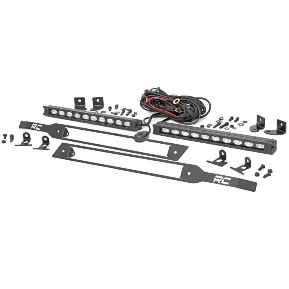 Listwy LED 10" podwójna flood Rough Country Black Series