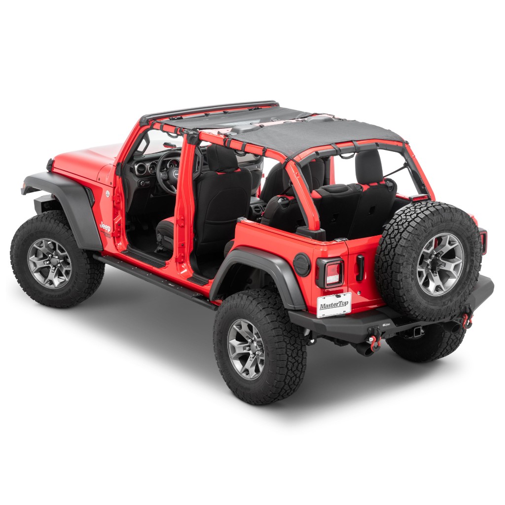 Mesh Bimini Top Plus z uchwytami do wsiadania MasterTop - obrazek 2