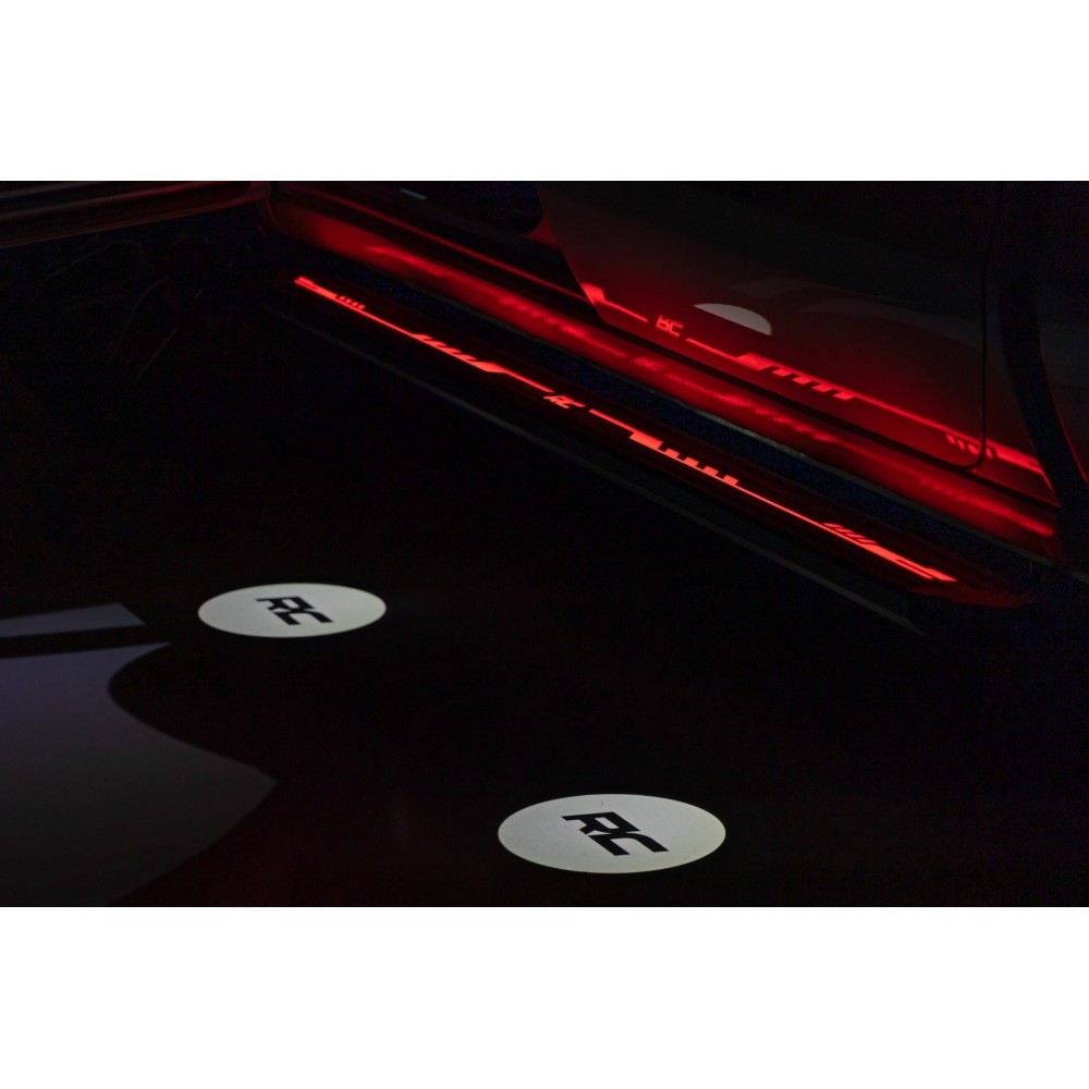 Progi, stopnie boczne Rough Country Multi-Color LED Crew cab - obrazek 5