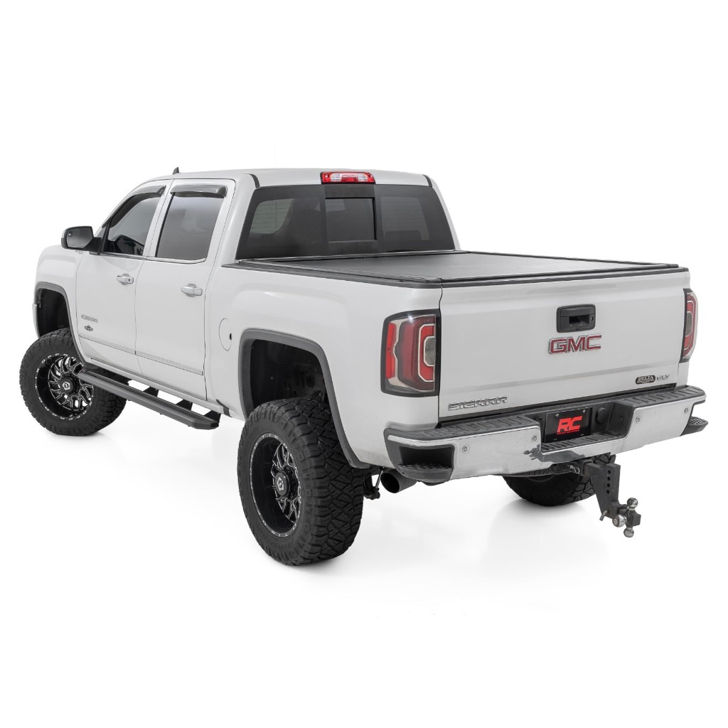 Progi, stopnie boczne Rough Country Multi-Color LED Crew cab - obrazek 4