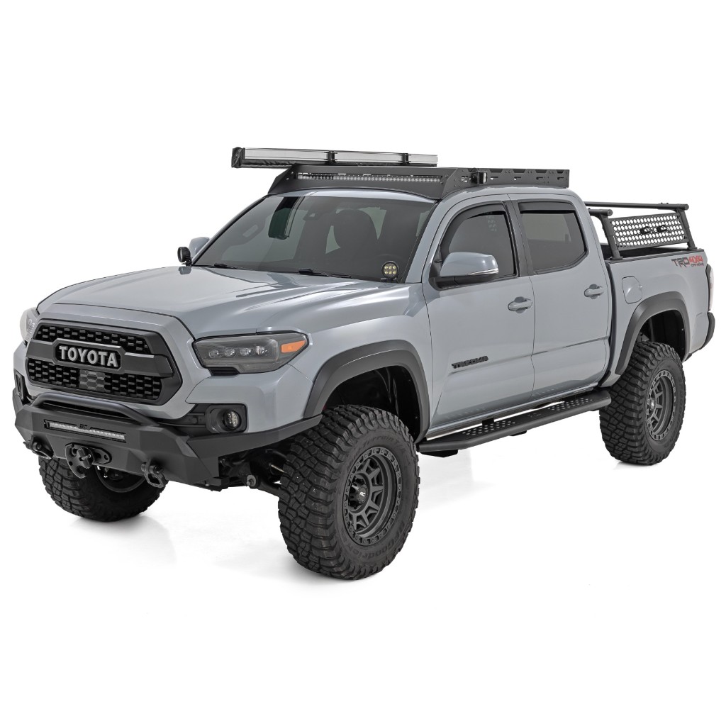 Progi, stopnie boczne Rough Country OV2 Double Cab - Image 3