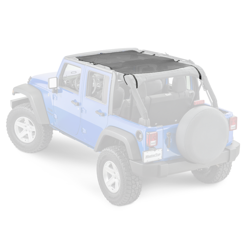 ShadeMaker Mesh Bimini Top Plus Czarny MasterTop