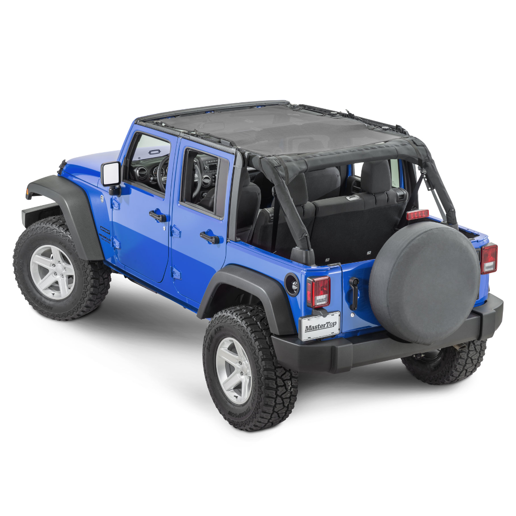 ShadeMaker Mesh Bimini Top Plus Czarny MasterTop - obrazek 2