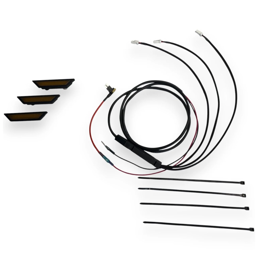 Światła obrysowe amber LED do grilla Vice Design Lonestar / Bighorn / Tradesman / Express - obrazek 2