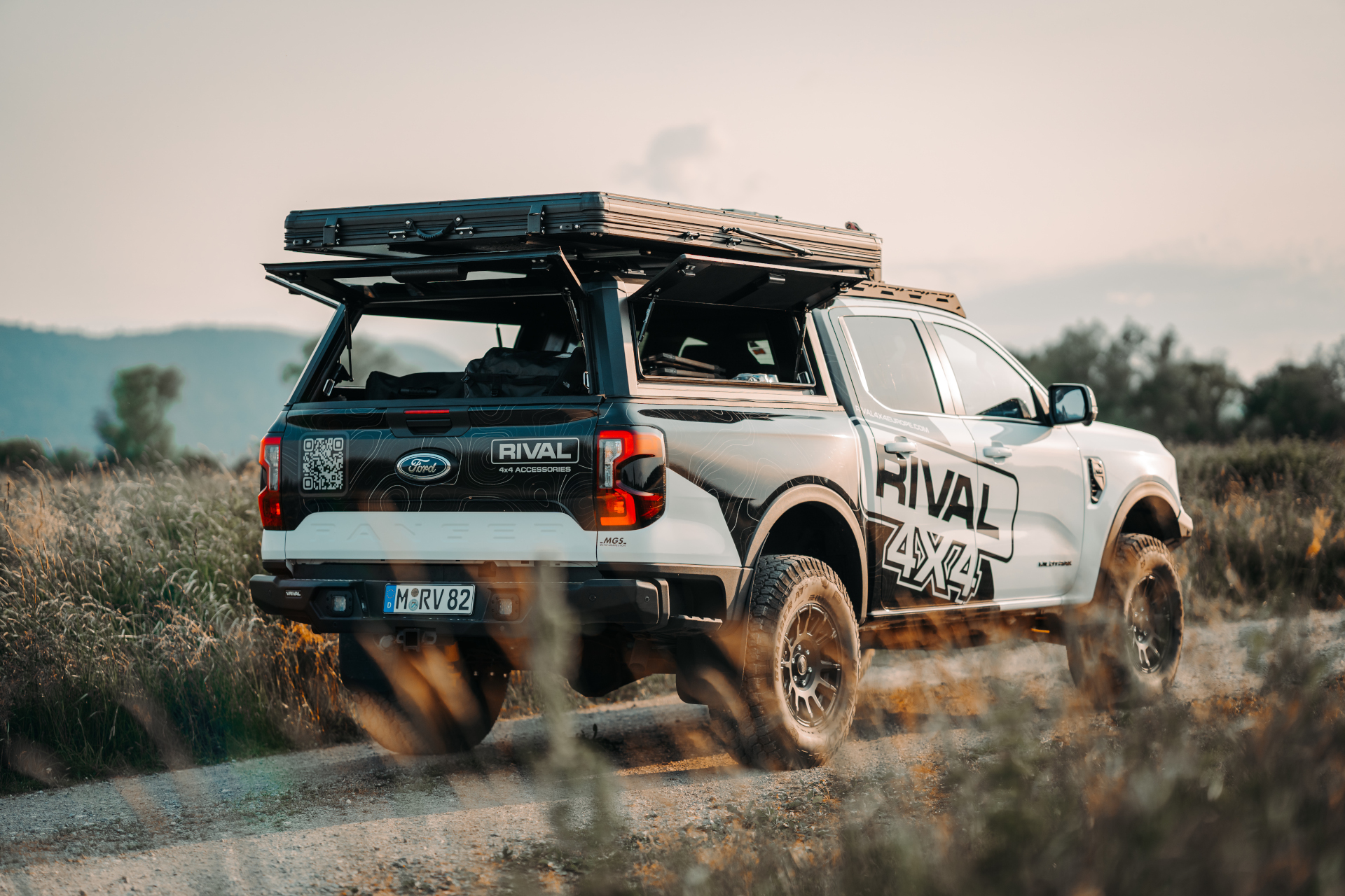 Zabudowa Hardtop Aluminiowy RIVAL - Ford Ranger Raptor 2022+ / Ranger (Double Cab) - obrazek 12