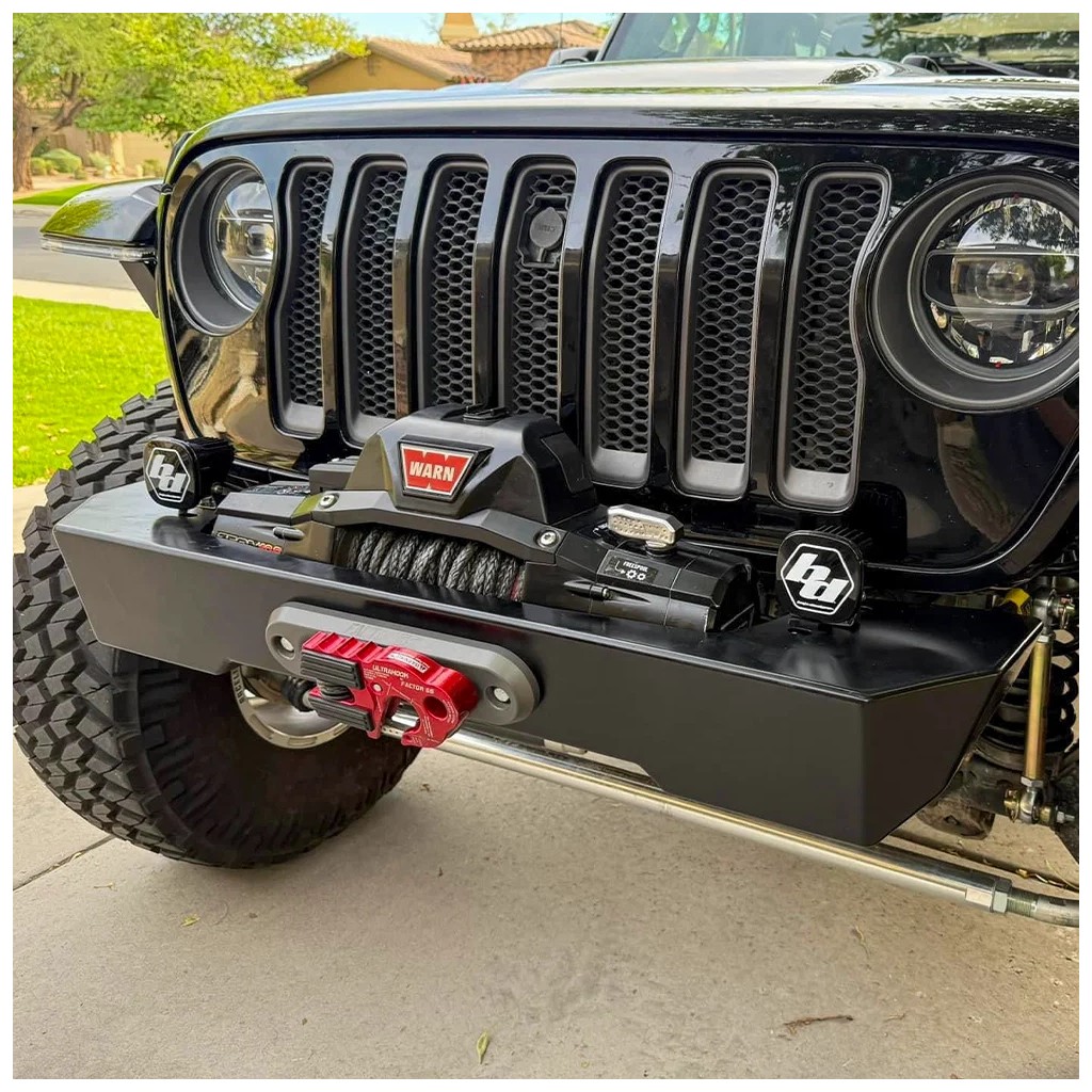 Zderzak aluminiowy przód z płytą pod wyciągarkę Savvy Offroad Krawler Lite - obrazek 2
