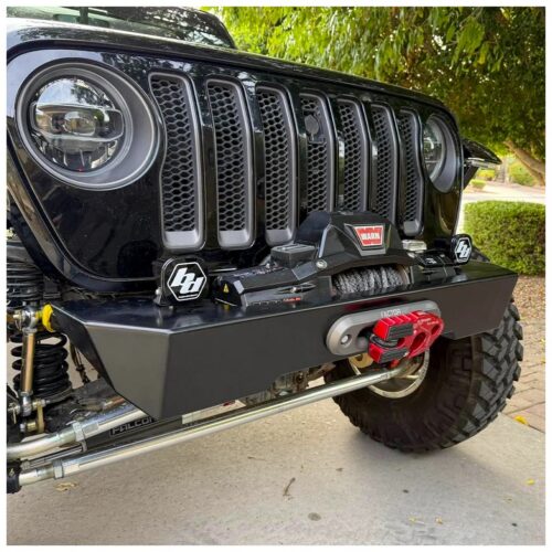 Zderzak aluminiowy przód z płytą pod wyciągarkę Savvy Offroad Krawler Lite