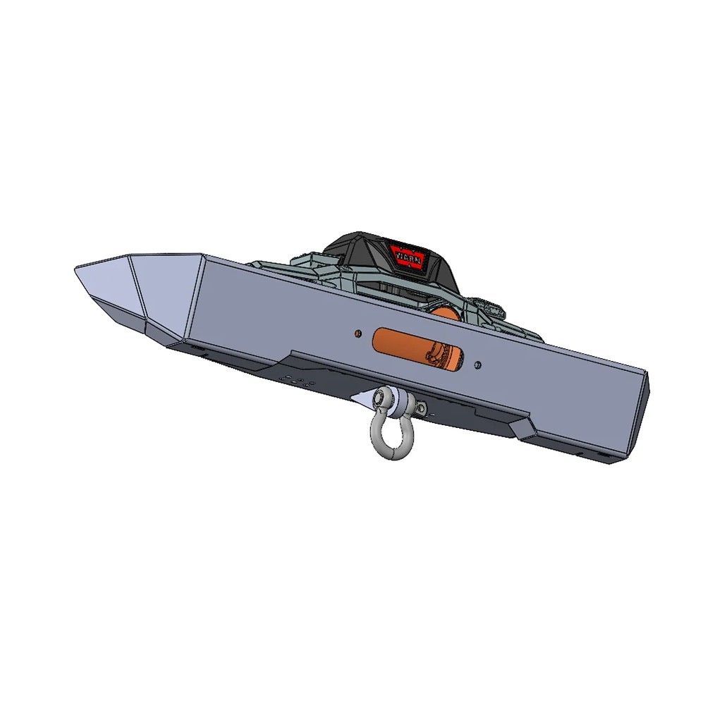 Zderzak aluminiowy przód z płytą pod wyciągarkę Savvy Offroad Krawler Lite - obrazek 4