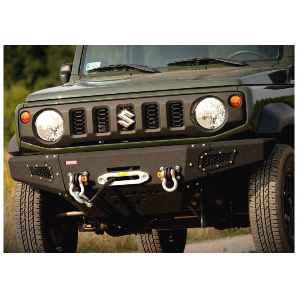 Zderzak stalowy przód z płytą pod wyciągarkę MorE 4x4