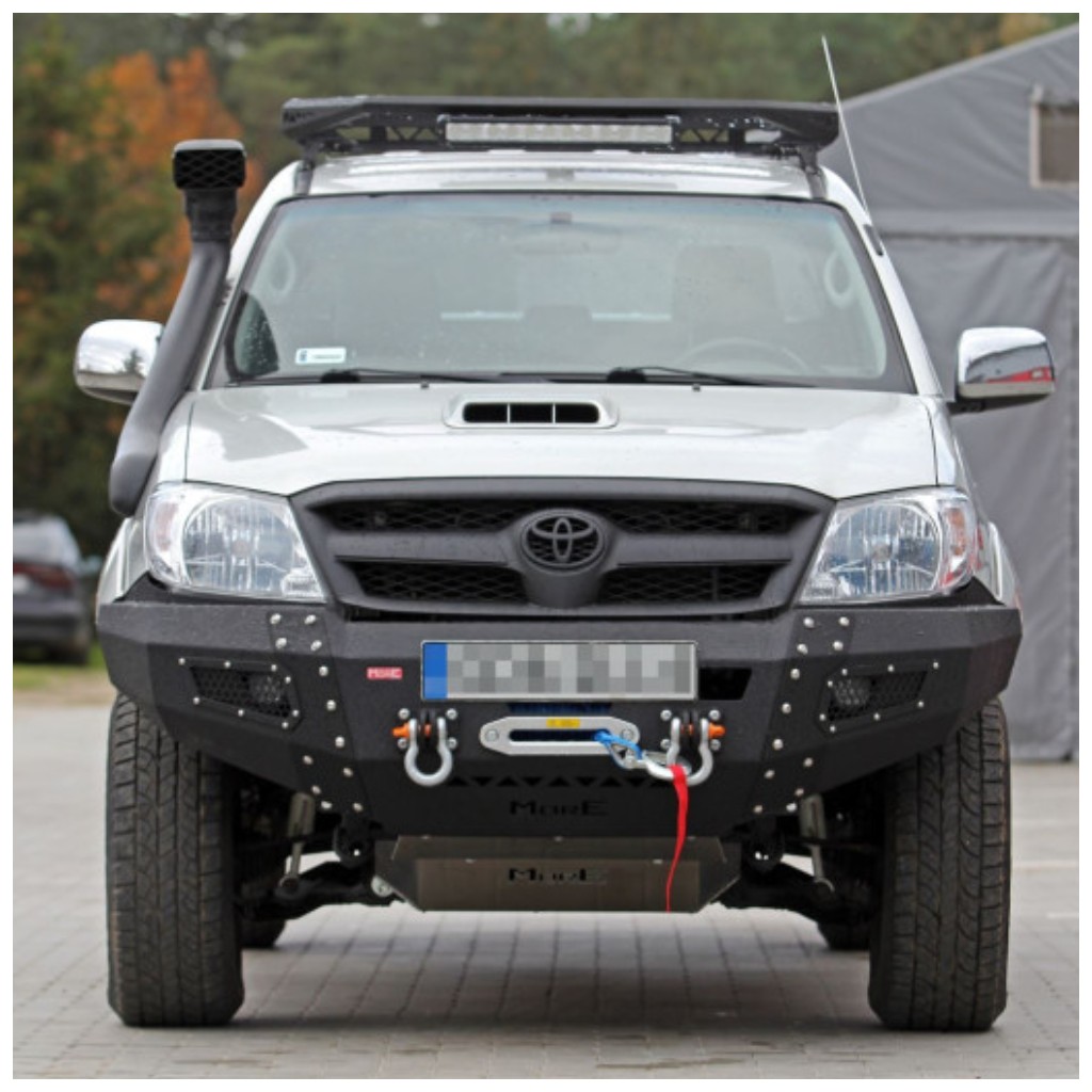 Zderzak stalowy przód z płytą pod wyciągarkę MorE 4x4 - obrazek 4